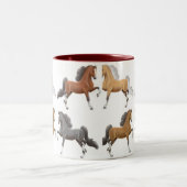 2 Couleurs Tasse de Saddlebreds d'Américain (Centre)