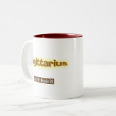 2 Couleurs Tasse de Sagittaire (Devant gauche)