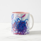 2 Couleurs Tasse de Saint-Valentin (Devant droit)