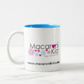 2 Couleurs Tasse de Saint-Valentin d'enfant de macaronis (Gauche)