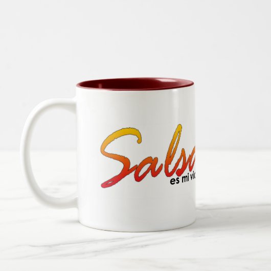 2 Couleurs tasse de Salsa (Gauche)
