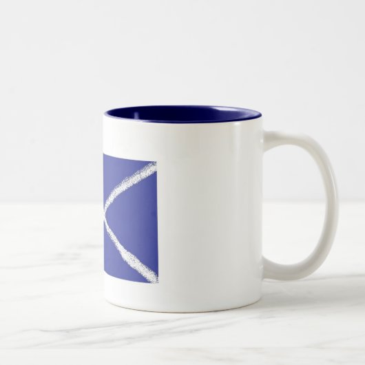 2 Couleurs Tasse de Saltire (Droit)