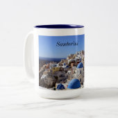 2 Couleurs Tasse de Santorini (Devant gauche)