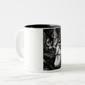2 Couleurs Tasse de Saraswati (Devant gauche)