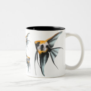 2 Couleurs Tasse de scalaire de Koi