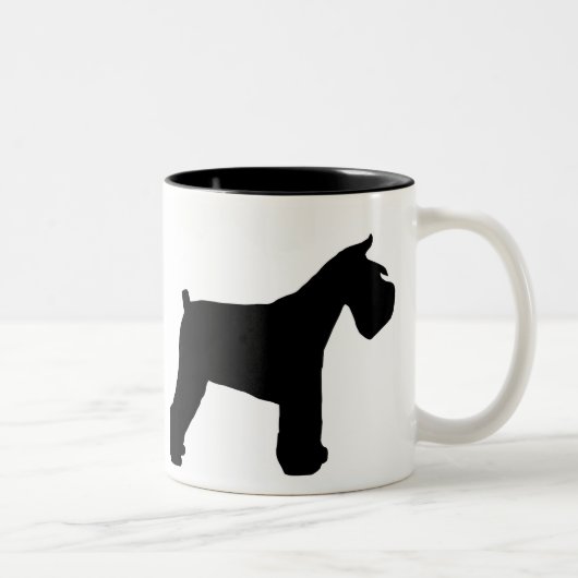 2 Couleurs Tasse de Schnauzer (Droit)