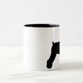 2 Couleurs Tasse de Schnauzer (Centre)