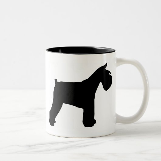 2 Couleurs Tasse de Schnauzer (Droit)