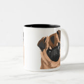 2 Couleurs Tasse de Scully (Devant droit)