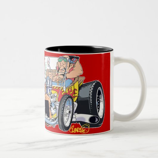 2 Couleurs Tasse de seau de "thé" (Droit)