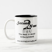2 Couleurs Tasse de Second2None DJ et de kJ (Gauche)