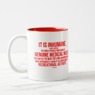 2 Couleurs Tasse de secours de café