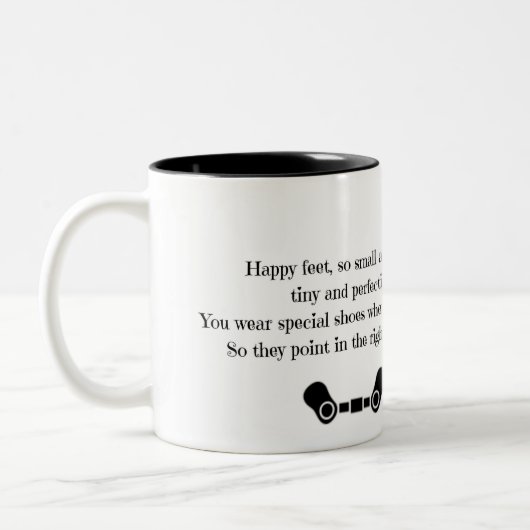 2 Couleurs Tasse de sensibilisation au pied de cercle (Gauche)