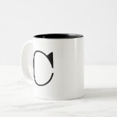 2 Couleurs Tasse de Serif C (Devant gauche)