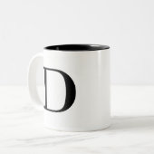 2 Couleurs Tasse de Serif D (Devant gauche)