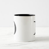 2 Couleurs Tasse de Serif D (Centre)