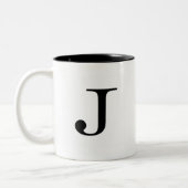 2 Couleurs Tasse de Serif J (Gauche)