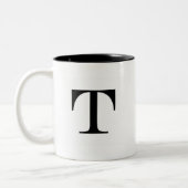 2 Couleurs Tasse de Serif T (Gauche)