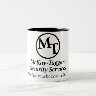2 Couleurs Tasse de services de sécurité de McKay-Taggart