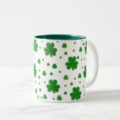 2 Couleurs Tasse de shamrock (Devant droit)
