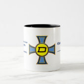 2 Couleurs Tasse de signal d'homme de doctrine (Centre)