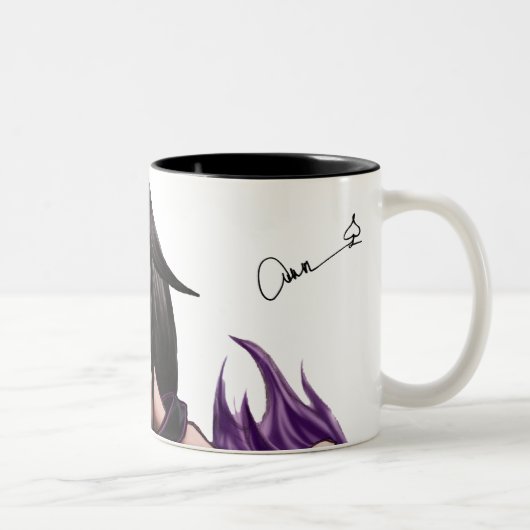 2 Couleurs Tasse de signature de PELLE (noir) (Droit)