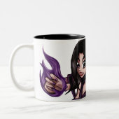 2 Couleurs Tasse de signature de PELLE (noir) (Gauche)