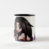 2 Couleurs Tasse de signature de PELLE (noir) (Centre)