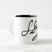 2 Couleurs Tasse de signature de SDG (Devant gauche)