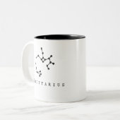 2 Couleurs Tasse de signe de zodiaque de constellation de (Devant gauche)