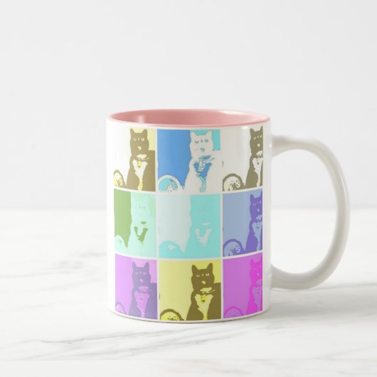 2 Couleurs TASSE de SillyKitty (Droit)