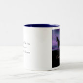 2 Couleurs Tasse de Siluet de licornes (Centre)