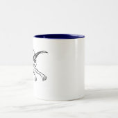 2 Couleurs Tasse de singe aucun logo (Centre)