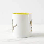 2 Couleurs Tasse de singe de bande dessinée (Centre)