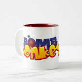 2 Couleurs Tasse de singe de bombe (Devant gauche)