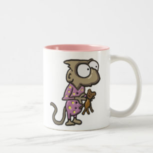 2 Couleurs Tasse de singe de pyjama