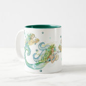 2 Couleurs Tasse de sirènes (Devant gauche)