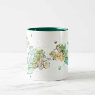 2 Couleurs Tasse de sirènes