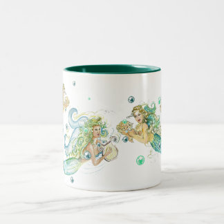2 Couleurs Tasse de sirènes