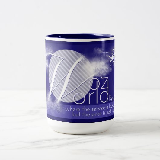 2 Couleurs Tasse de ski du monde de Woz (Centre)