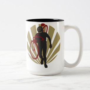 2 Couleurs Tasse de soldat de Cyclocross