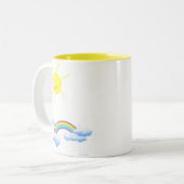 2 Couleurs Tasse de soleil (Devant gauche)