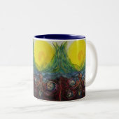 2 Couleurs Tasse de soleil bonjour (Devant droit)