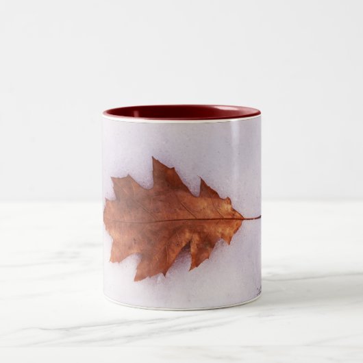 2 Couleurs Tasse de solitude d'automne (Centre)