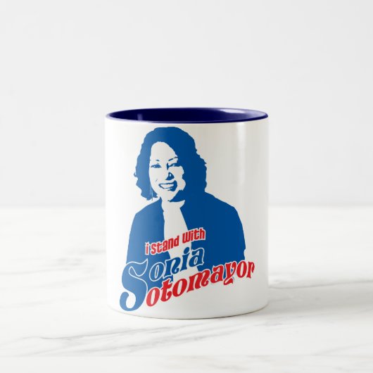 2 Couleurs Tasse de Sonia Sotomayor (Centre)