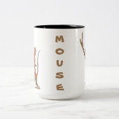 2 Couleurs Tasse de souris (Centre)