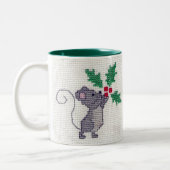 2 Couleurs Tasse de souris de Noël (Gauche)