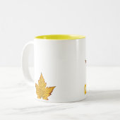 2 Couleurs Tasse de souvenir de feuille d'érable du Canada de (Devant gauche)