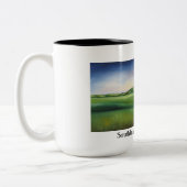 2 Couleurs tasse de souvenir, tasse de la Nouvelle Zélande, (Gauche)