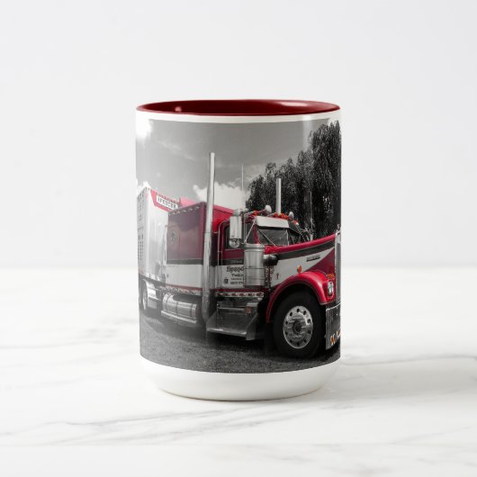 2 Couleurs Tasse de Spencer Kenworth W900A (Centre)